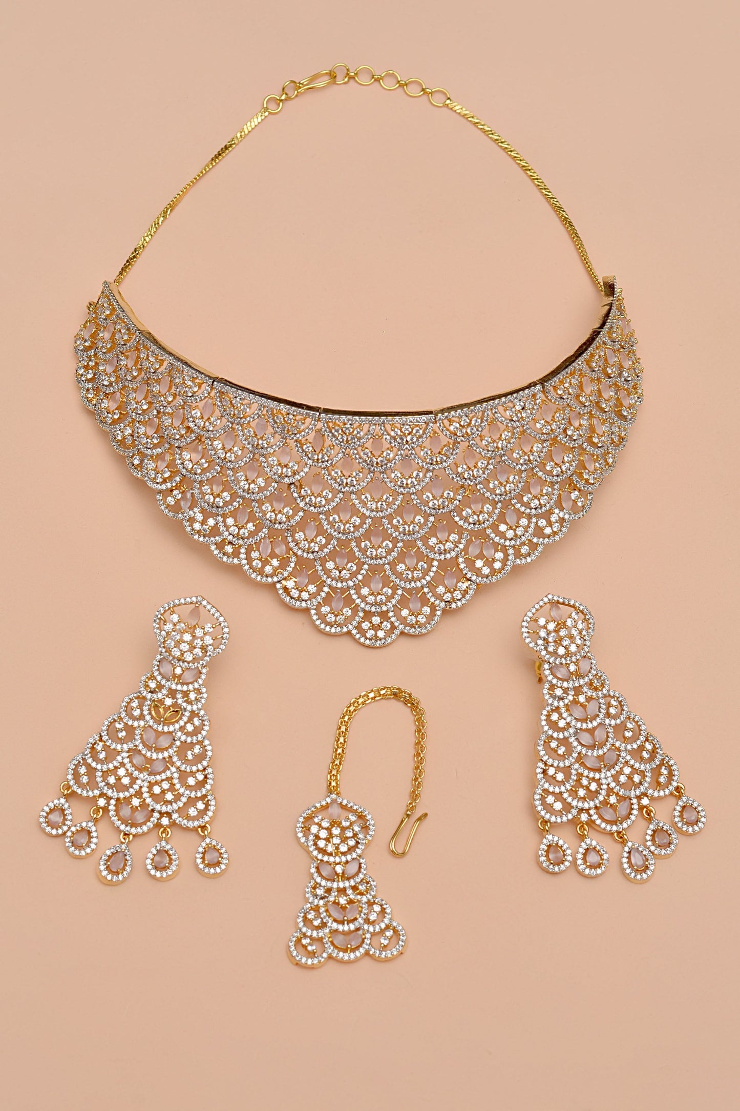 Bride of Tomorrow Pink Bridal Set