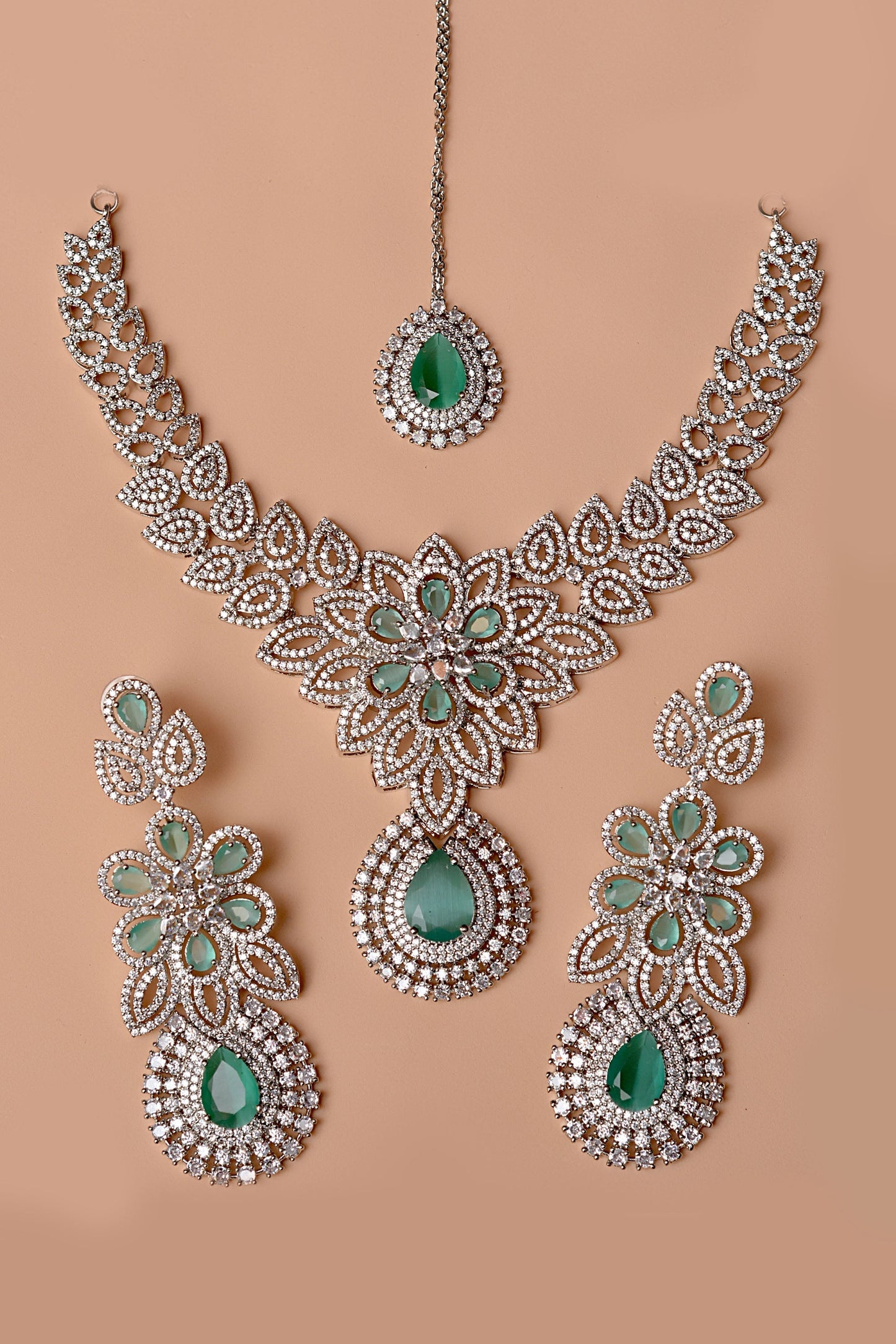 Bride of Tomorrow Green Bridal Set