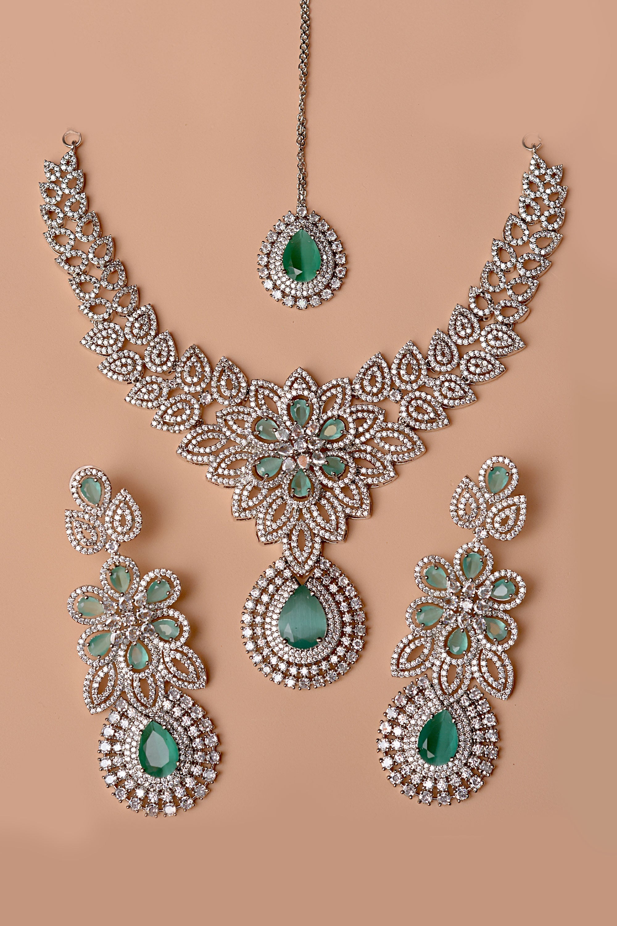 Bride of Tomorrow Green Bridal Set