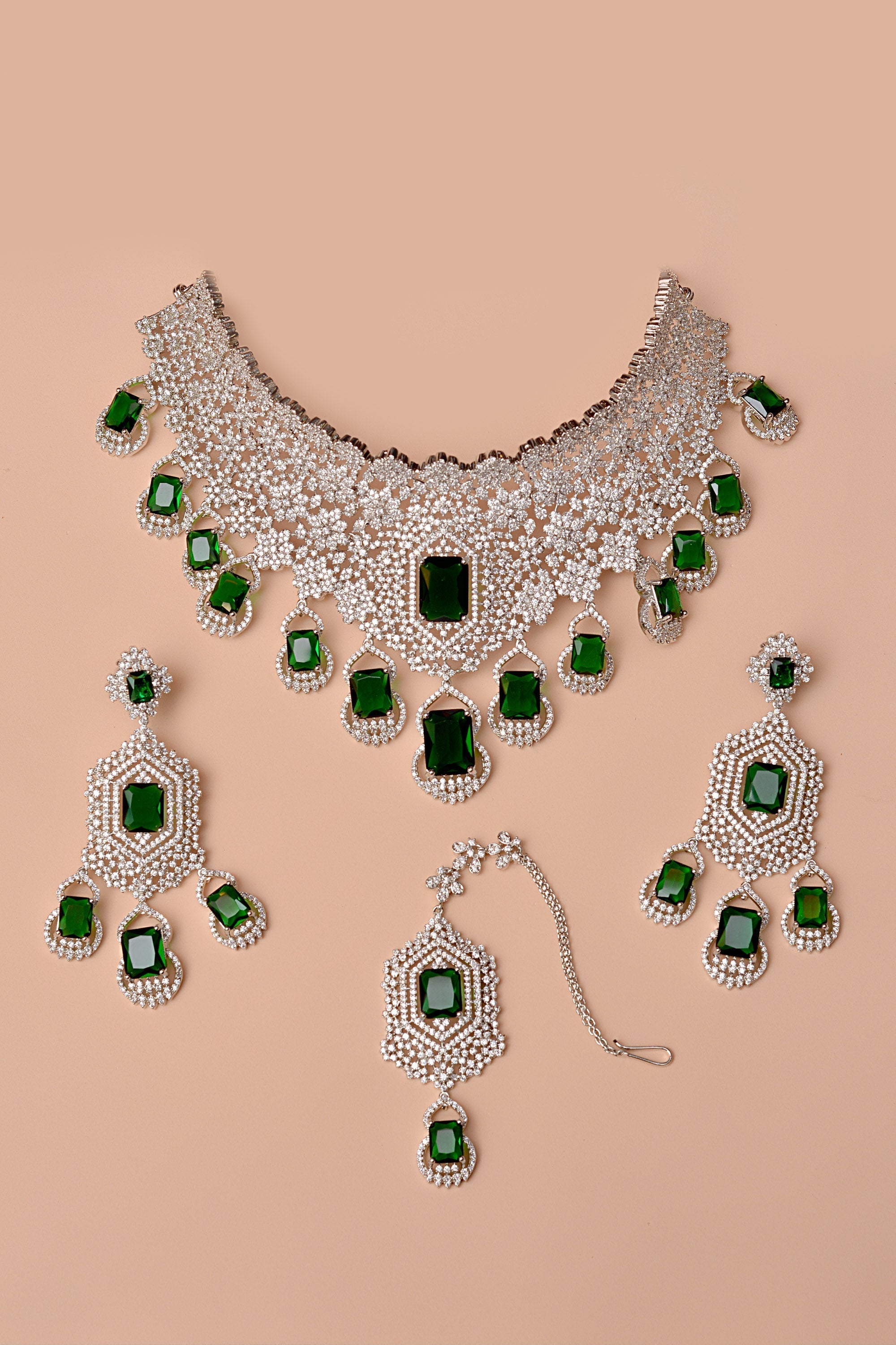 Bride of Tomorrow Green Bridal Set