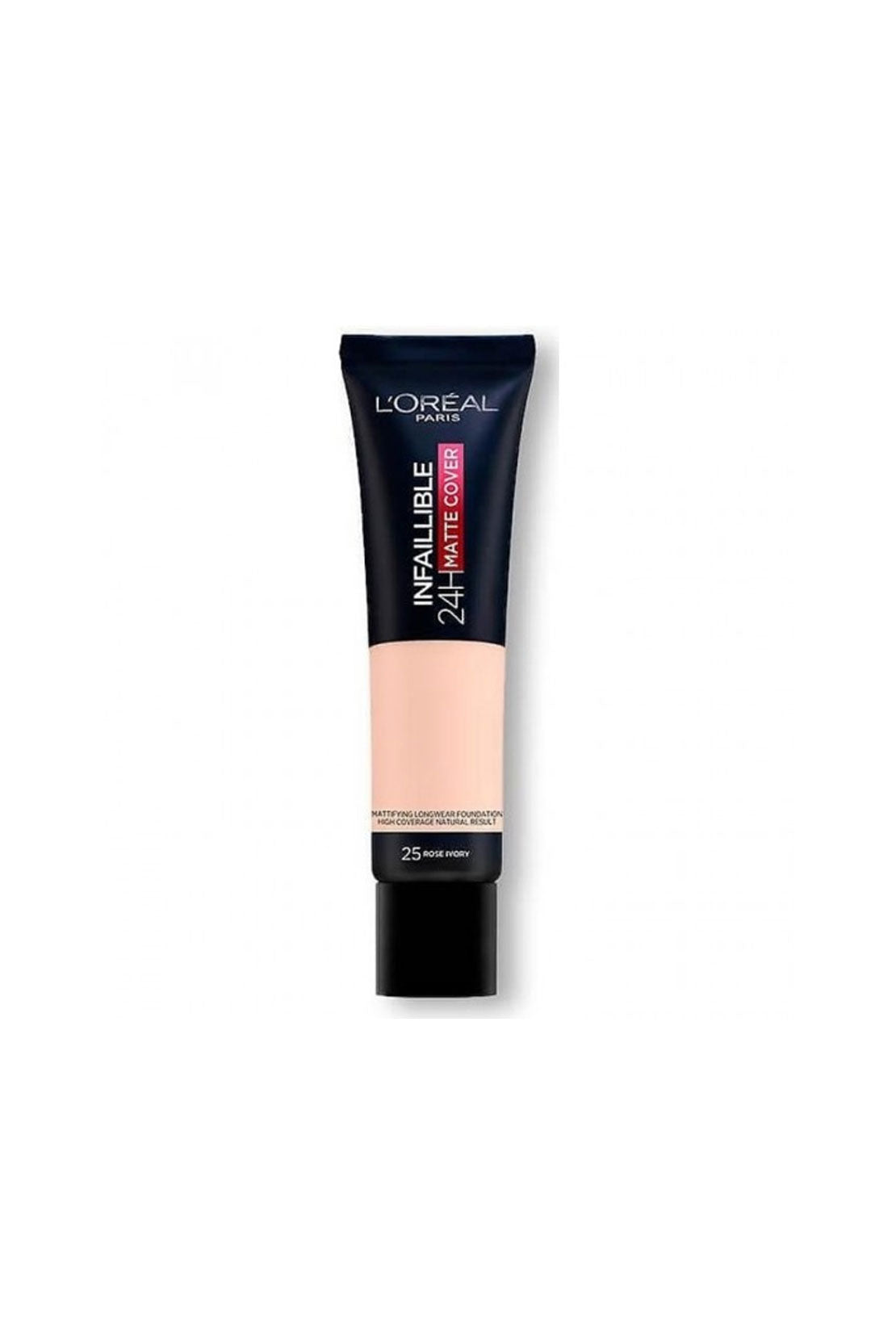 Loreal Infaillible #25 Rose Ivory 24H Tube Foundation