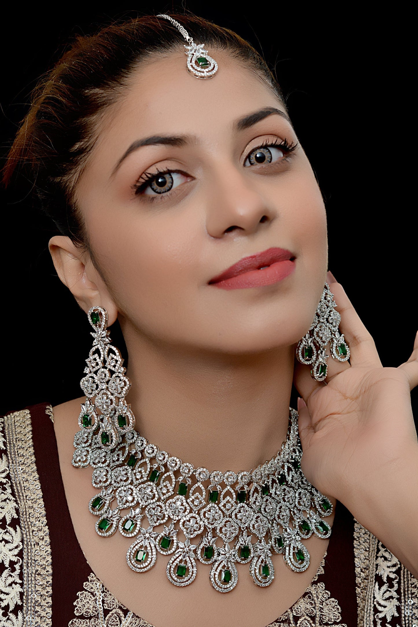 Bride of Tomorrow Green Bridal Set