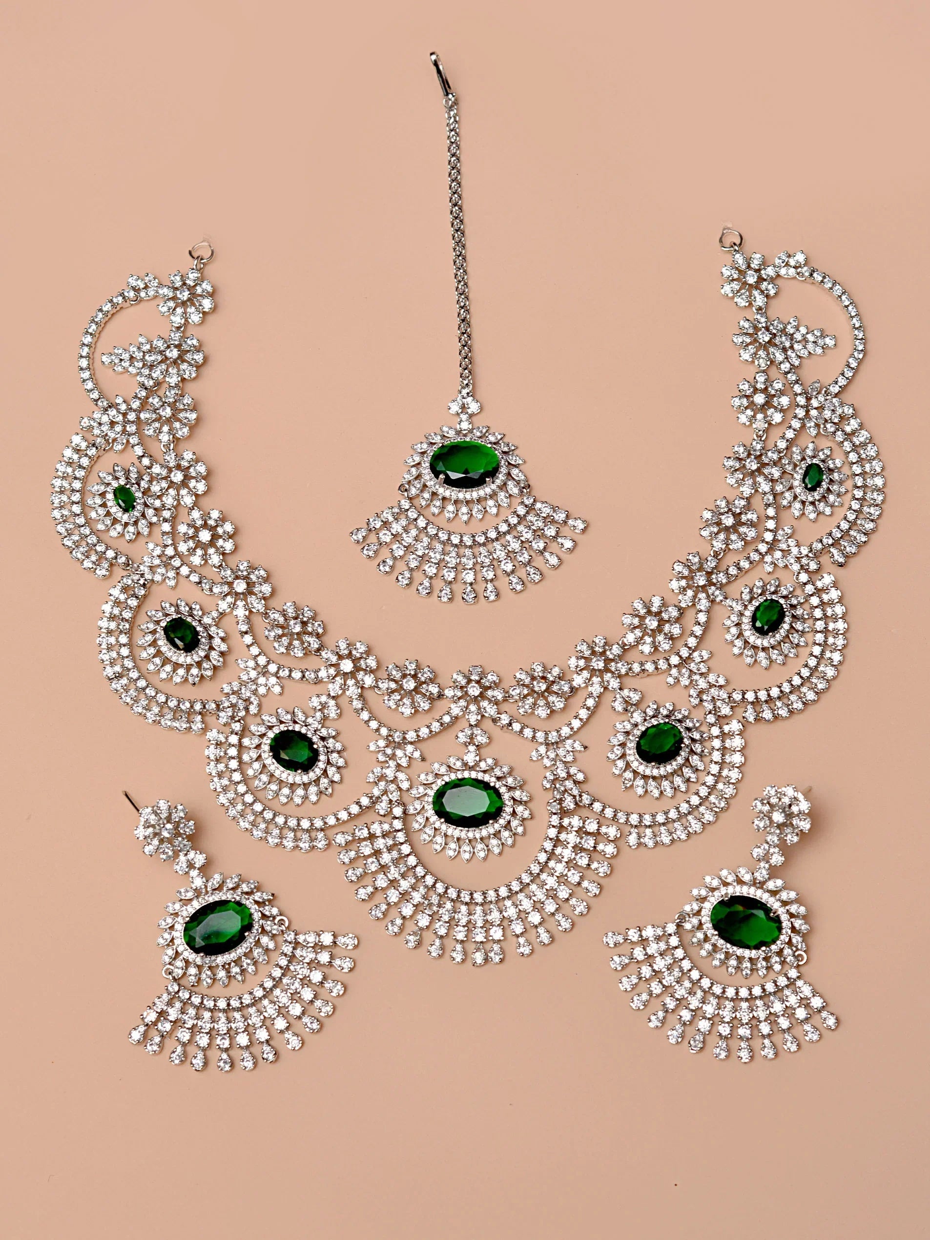 Bride of Tomorrow Green Bridal Set