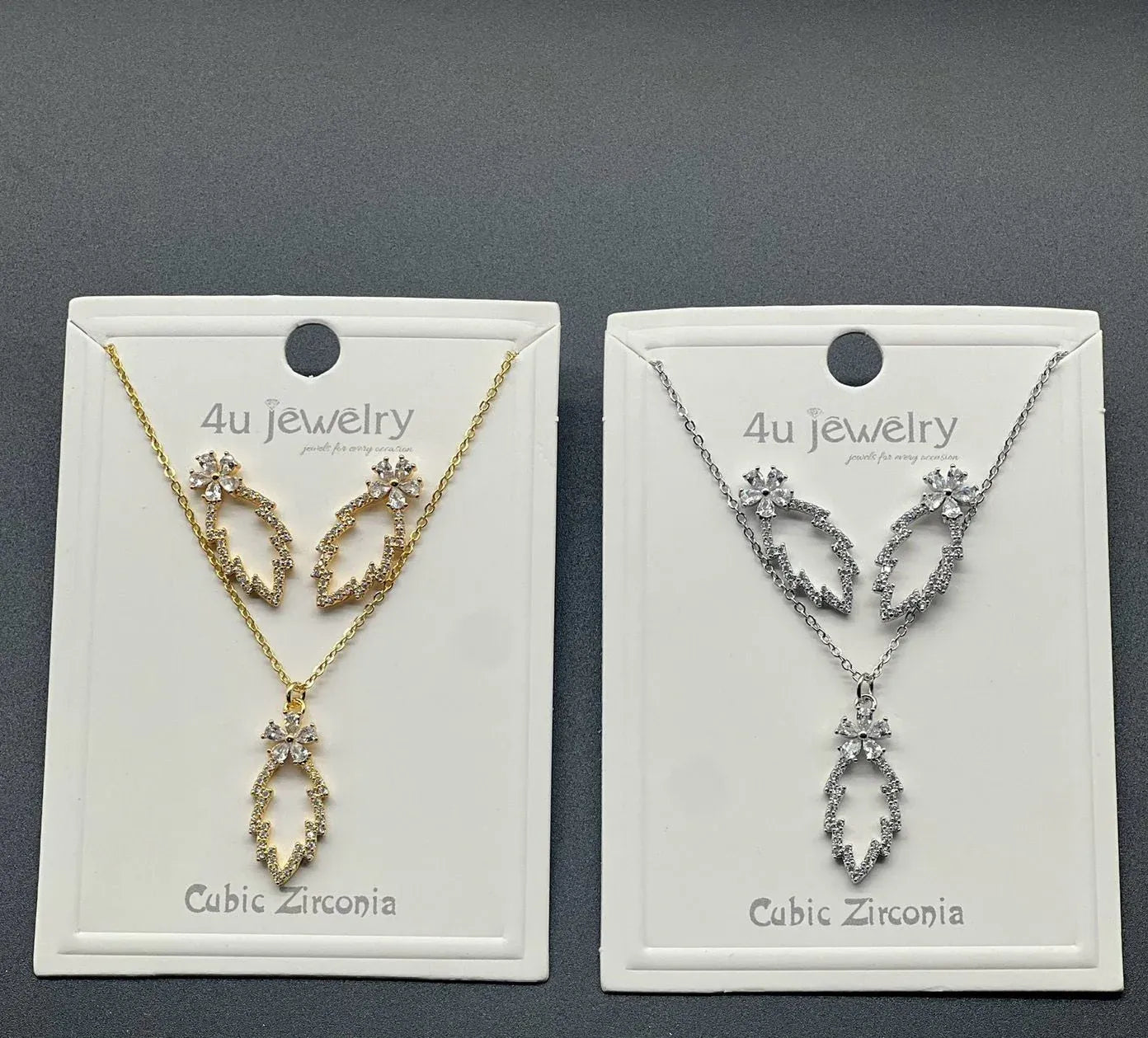 Leaf Bloom Crystal Set